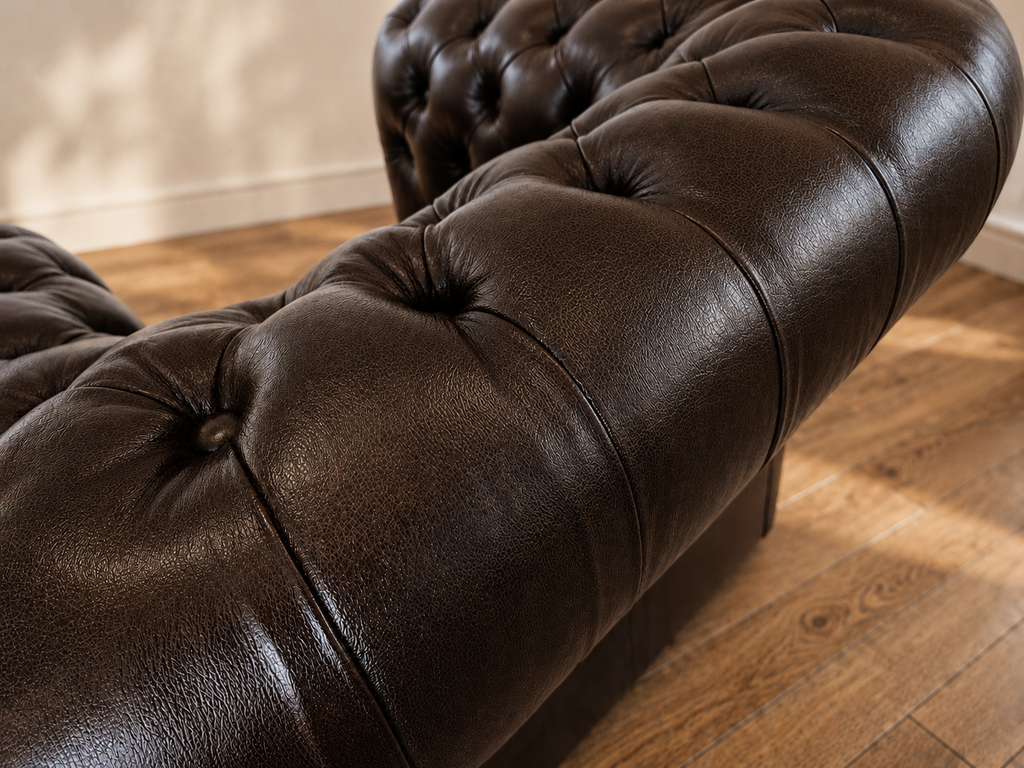 Chesterfield Schlafsofagarnitur 3-2-1 | UMBER