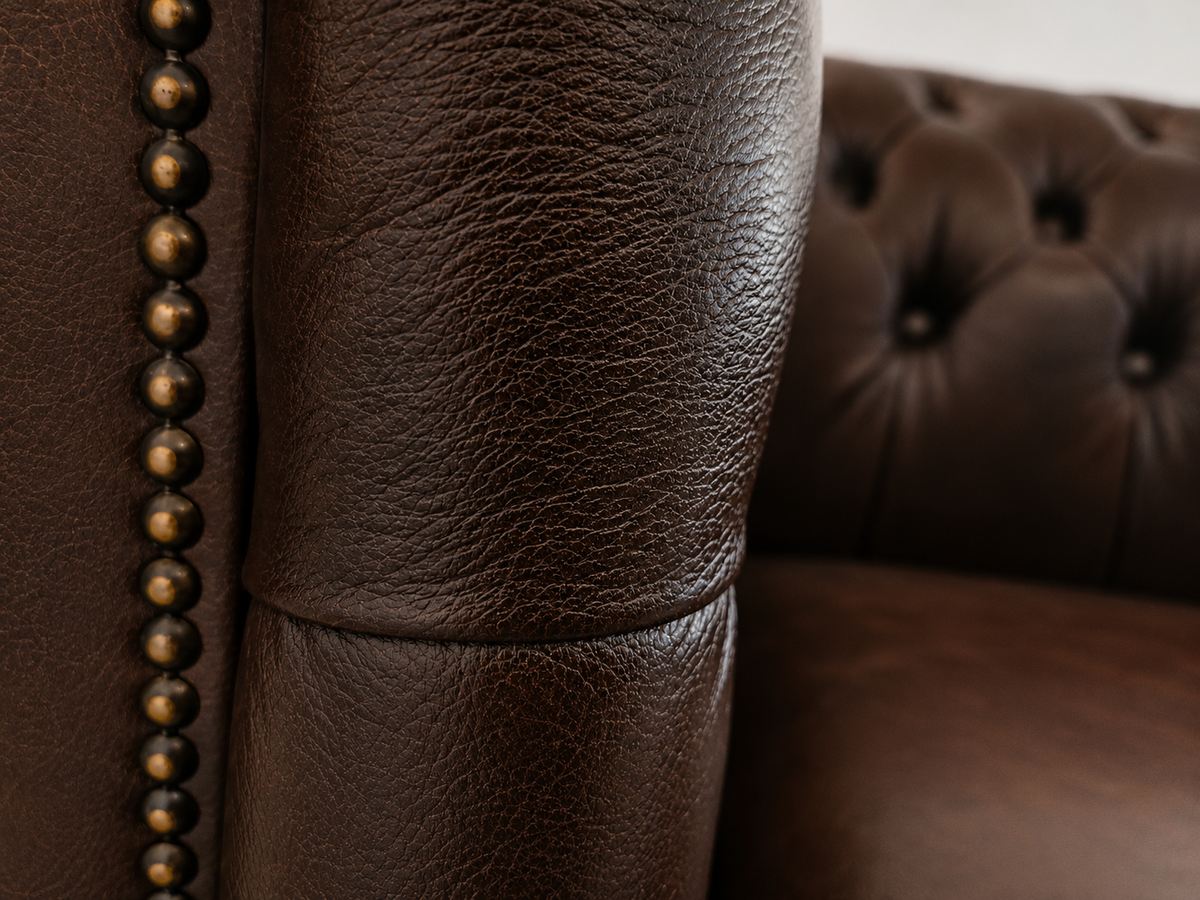 Chesterfield Schlafsofagarnitur 3-2-1 | UMBER
