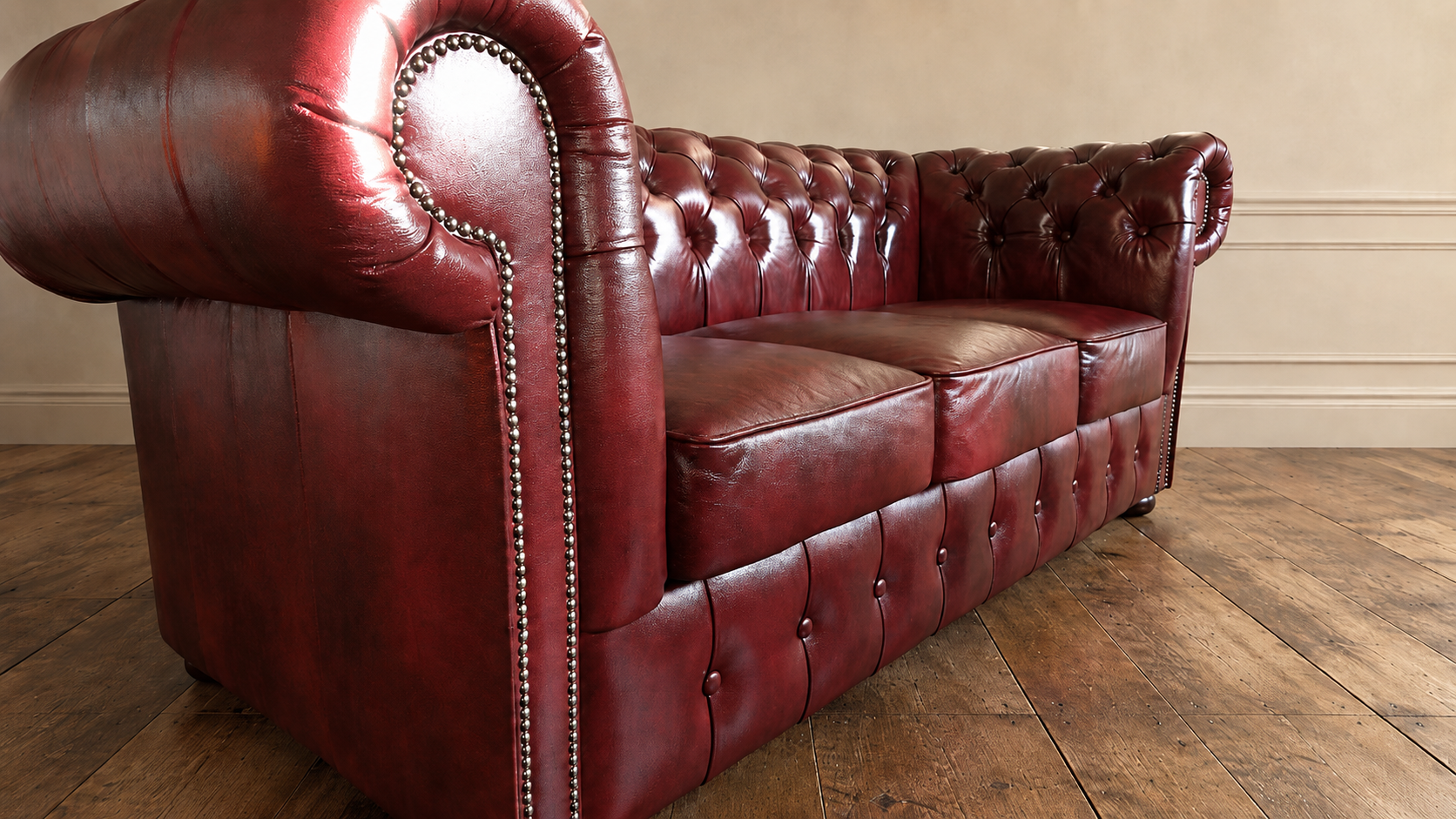 Chesterfield Sofagarnitur 3-1 | RUBY