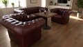 RUBY Chesterfield Sofa Bordeaux Leder