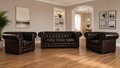 Chesterfield Sofagarnitur 3-1-1 | UMBER
