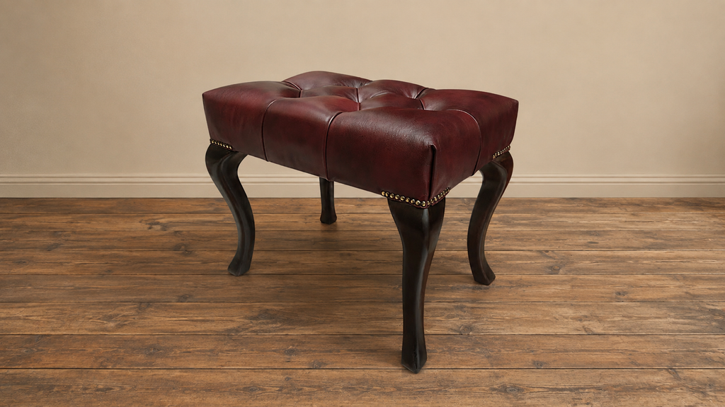 Chesterfield Hocker RUBY