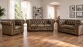 Chesterfield Schlafsofagarnitur 3-2-1 | TAWNY