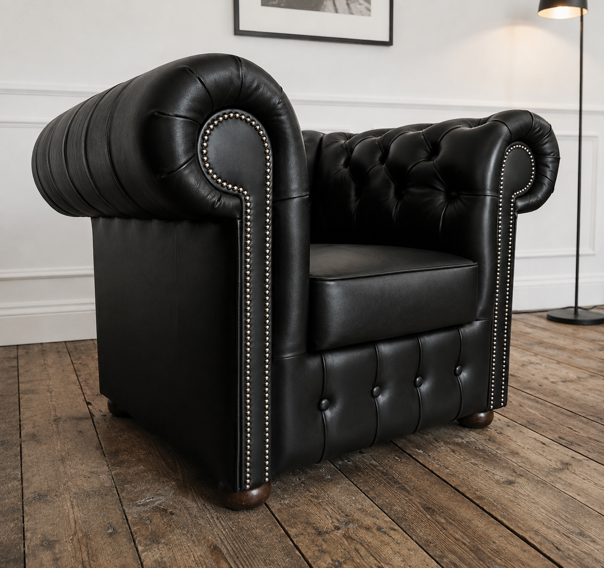 Chesterfield Sessel NERO