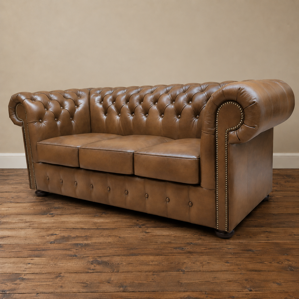 Chesterfield Schlafsofagarnitur 3-2-1 | TAWNY