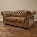 Chesterfield Sofa 3 Sitzer TAWNY