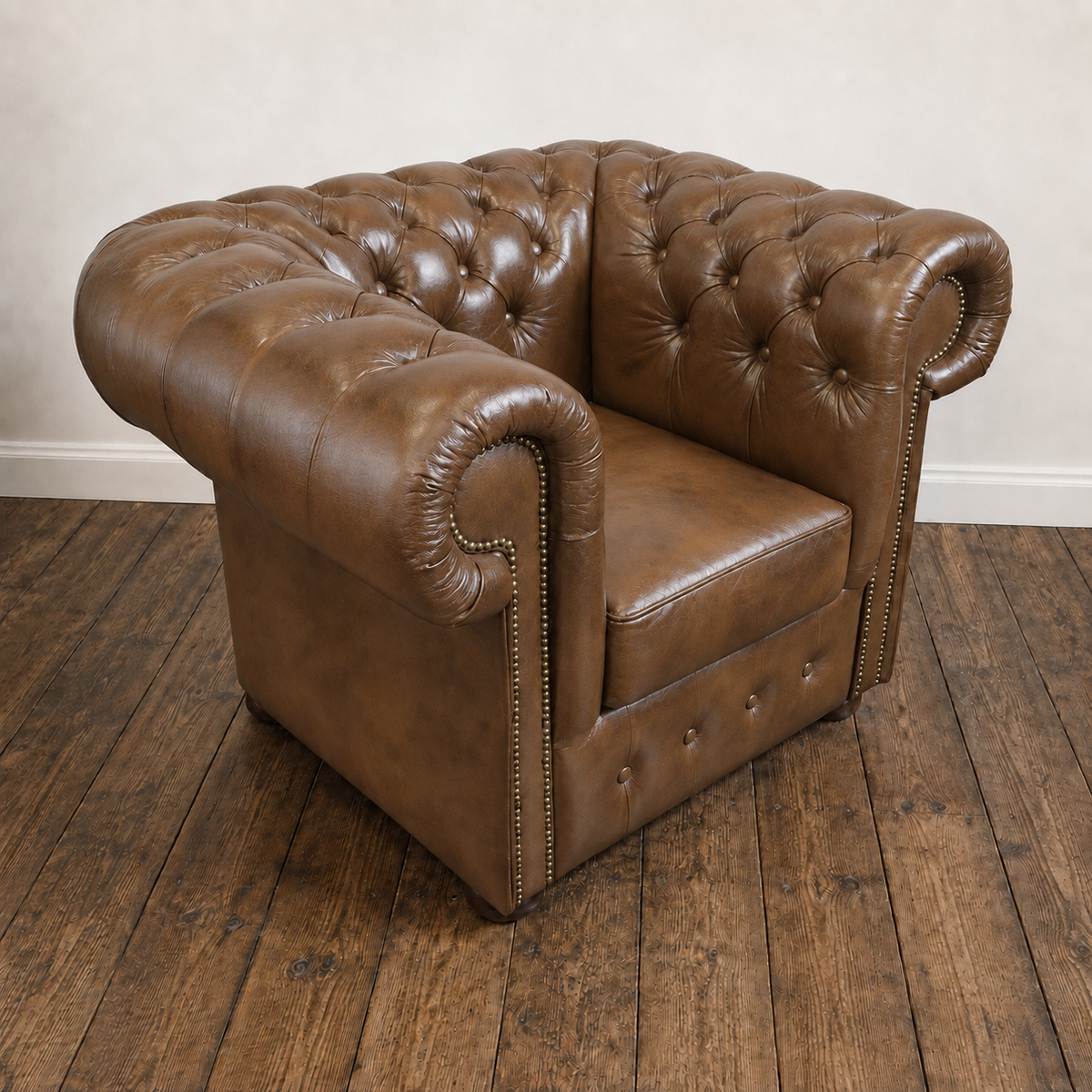 Chesterfield Sessel TAWNY