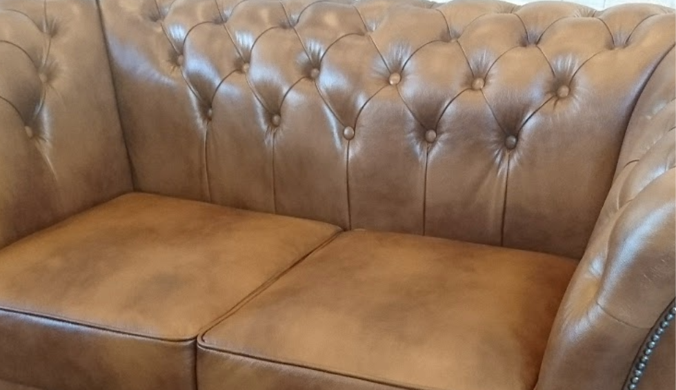 Chesterfield Sofa 2 Sitzer TAWNY