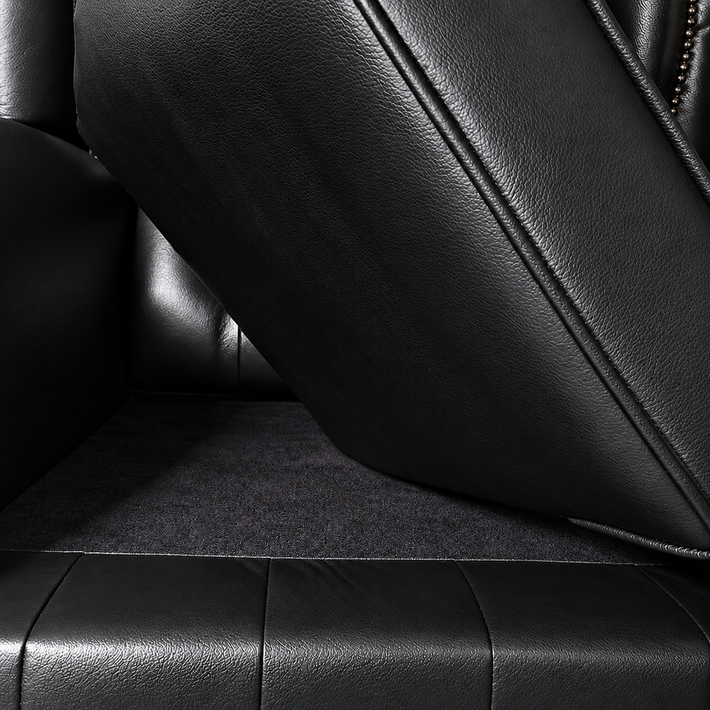 Chesterfield Ecksofa 260 × 300 cm NERO